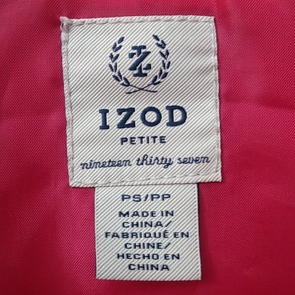 Izod Quilted Vest, Pink, PS/PP - Picture 4 of 7